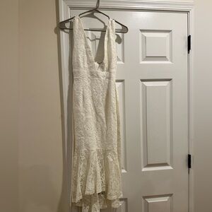 Chic Cream Lace Dress- Hello Molly